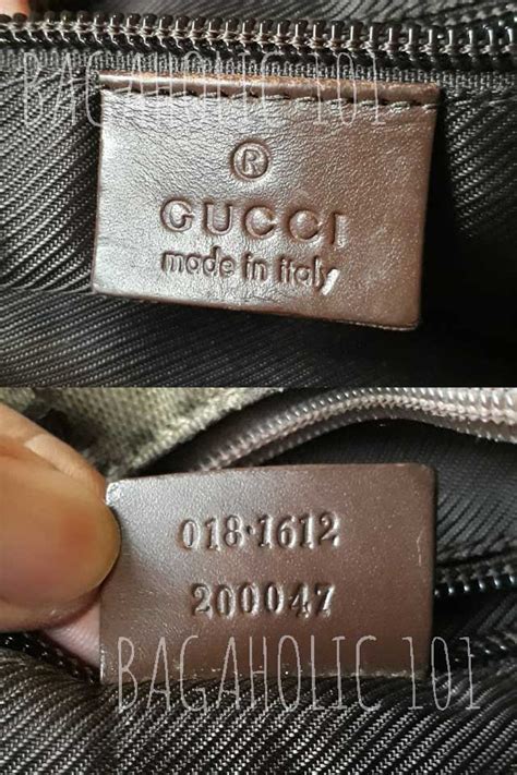 check gucci serial number|how to tell if gucci bag is real.